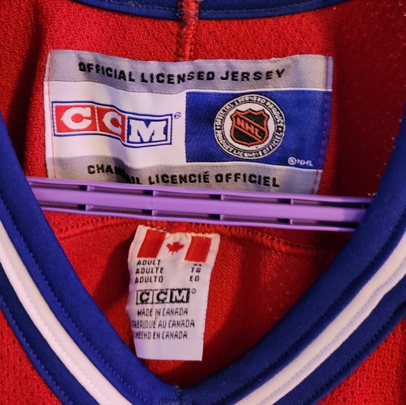 Vintage 90s CCM Montreal Habs Jersy - Picture 2 of 3